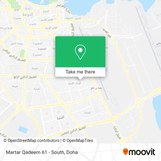 Martar Qadeem 61 - South map