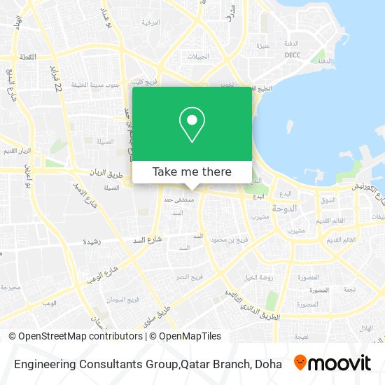 Engineering Consultants Group,Qatar Branch map