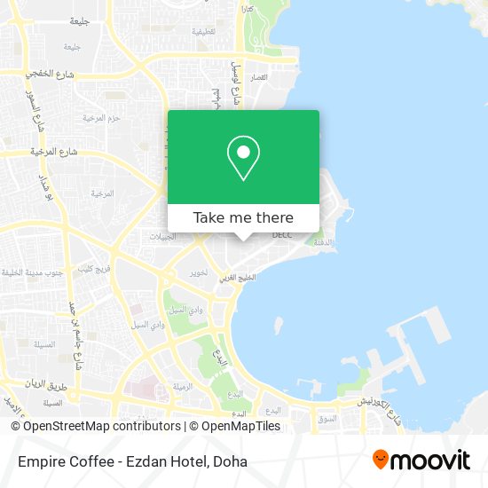 Empire Coffee - Ezdan Hotel map