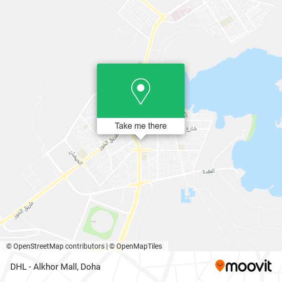 DHL - Alkhor Mall map