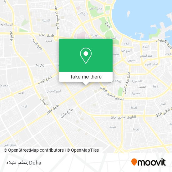 مطعم النبلاء map