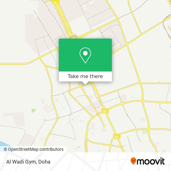 Al Wadi Gym map