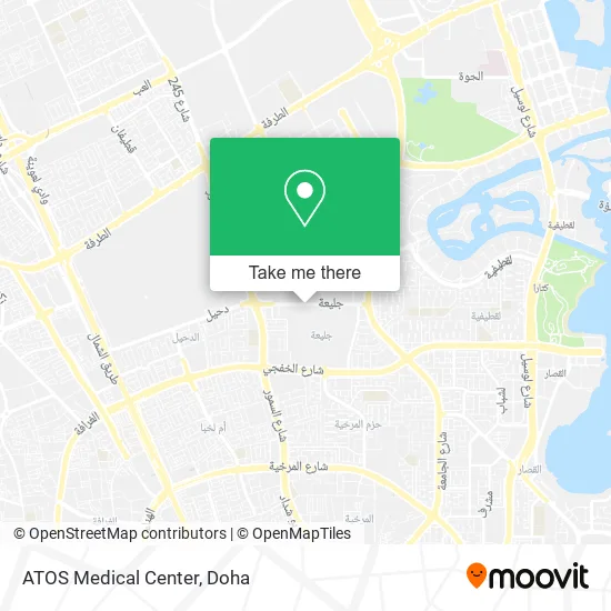 ATOS Medical Center map