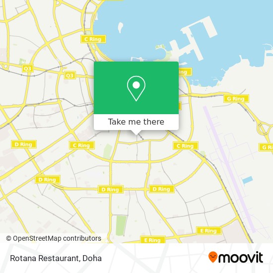 Rotana Restaurant map