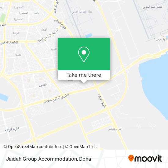 Jaidah Group Accommodation map