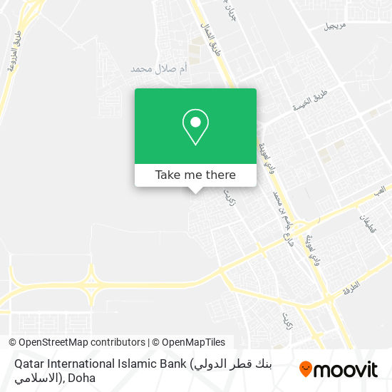 Qatar International Islamic Bank (بنك قطر الدولي الاسلامي) map