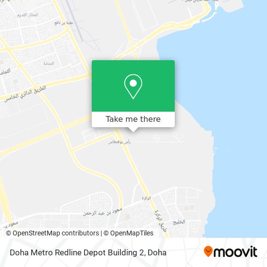 Doha Metro Redline Depot Building 2 map