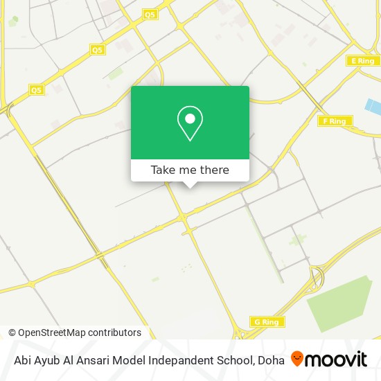 Abi Ayub Al Ansari Model Indepandent School map