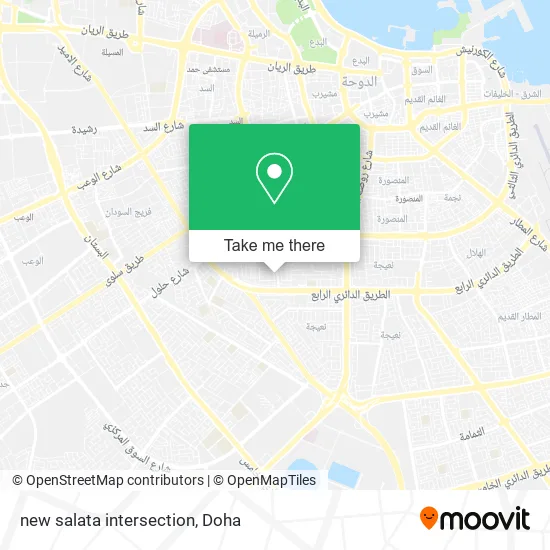 new salata intersection map