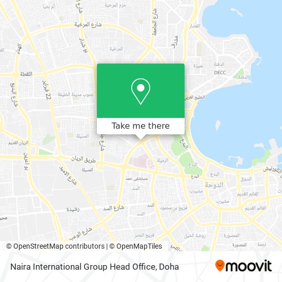 Naira International Group Head Office map