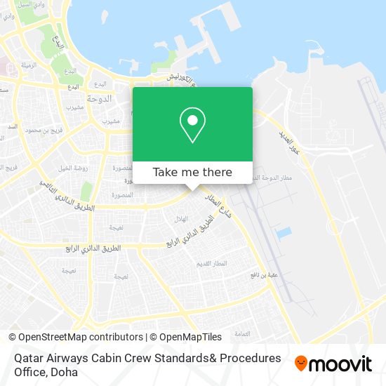 Qatar Airways Cabin Crew Standards&  Procedures Office map