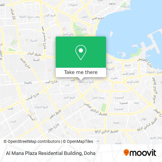 Al Mana Plaza Residential Building map