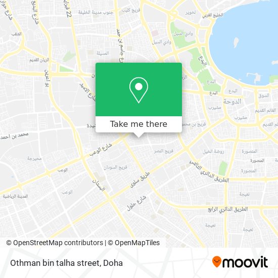 Othman bin talha street map