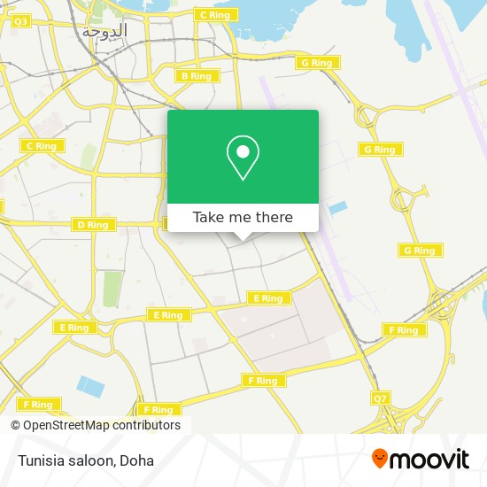 Tunisia saloon map