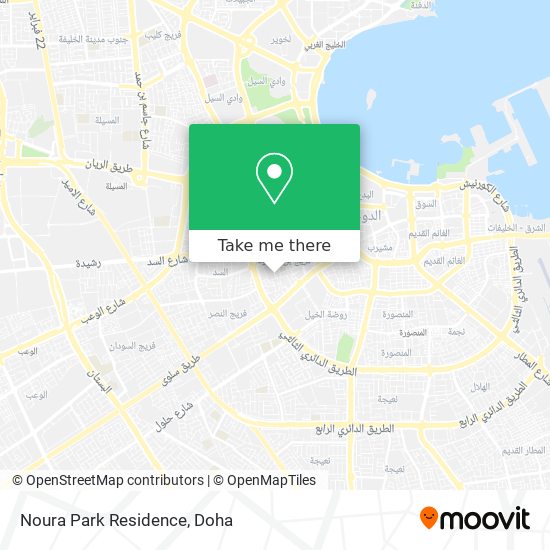 Noura Park Residence map