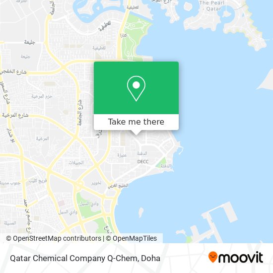 Qatar Chemical Company Q-Chem map