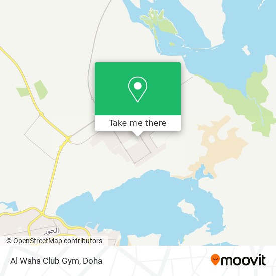 Al Waha Club Gym map