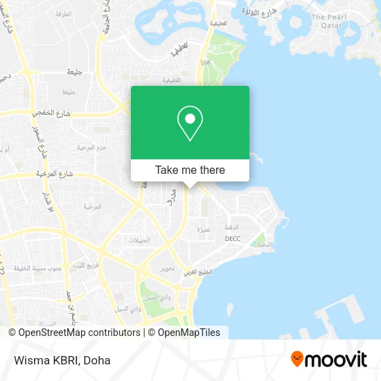 Wisma KBRI map