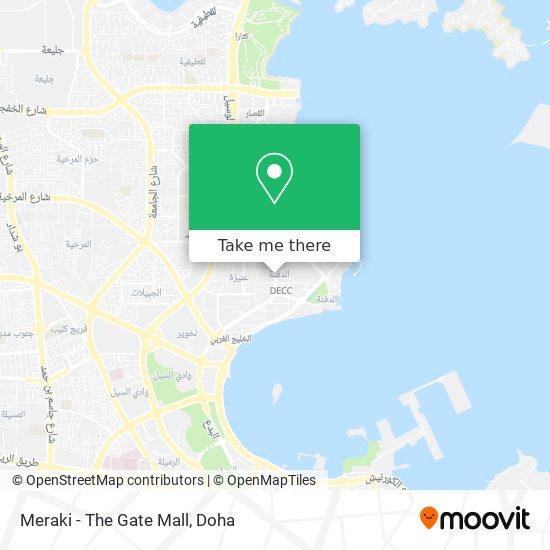 Meraki - The Gate Mall map