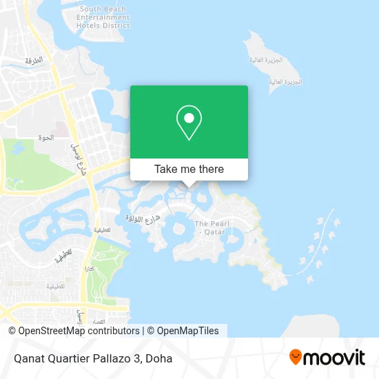 Qanat Quartier Pallazo 3 map