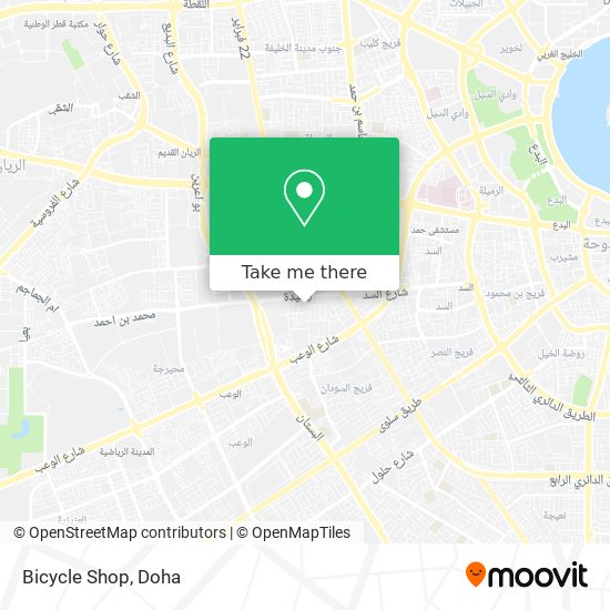 Bicycle Shop map