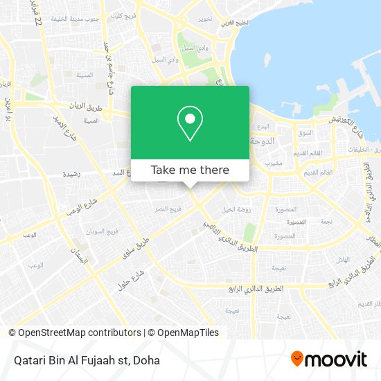 Qatari Bin Al Fujaah st map
