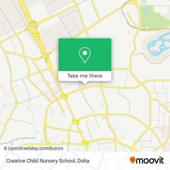 Creative Child Nursery School map