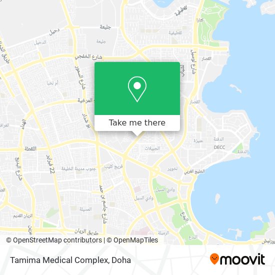 Tamima Medical Complex map
