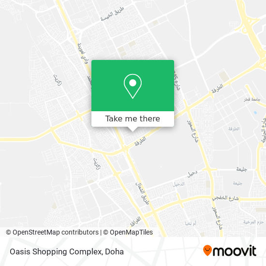 Oasis Shopping Complex map