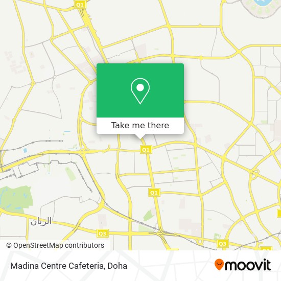 Madina Centre Cafeteria map