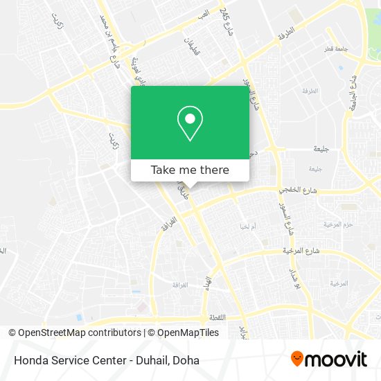 Honda Service Center - Duhail map