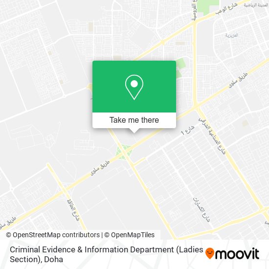 Criminal Evidence & Information Department (Ladies Section) map