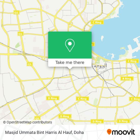 Masjid Ummata Bint Harris Al Hauf map