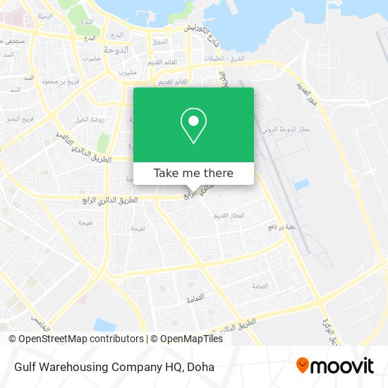 Gulf Warehousing Company HQ map