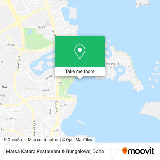 Marsa Katara Restaurant & Bungalows map