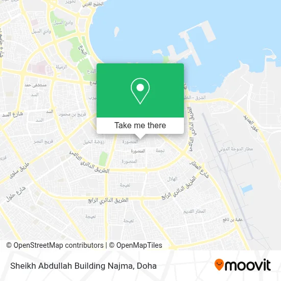 Sheikh Abdullah Building Najma map