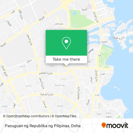Pasuguan ng Republika ng Pilipinas map