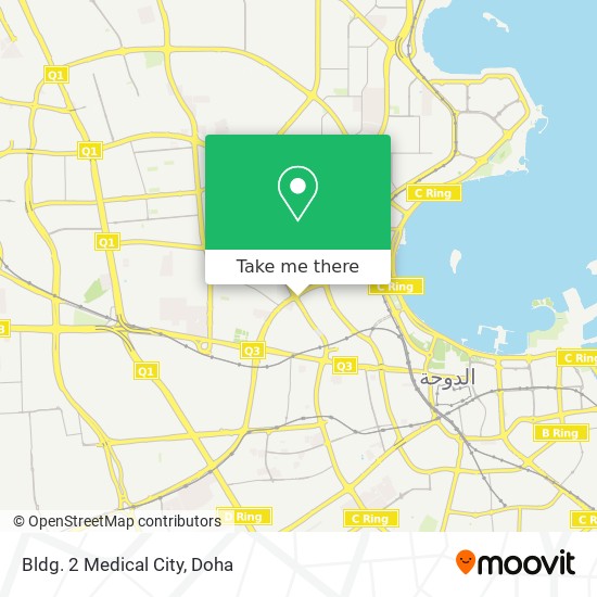 Bldg. 2 Medical City map