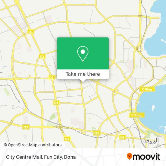 City Centre Mall, Fun City map