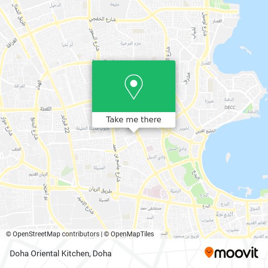 Doha Oriental Kitchen map