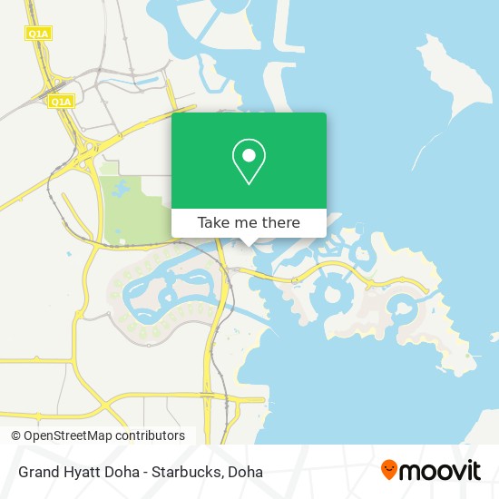 Grand Hyatt Doha - Starbucks map