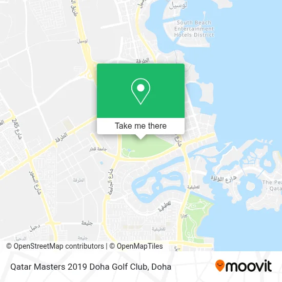 Qatar Masters 2019 Doha Golf Club map