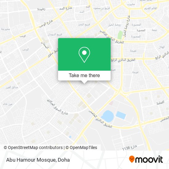 Abu Hamour Mosque map