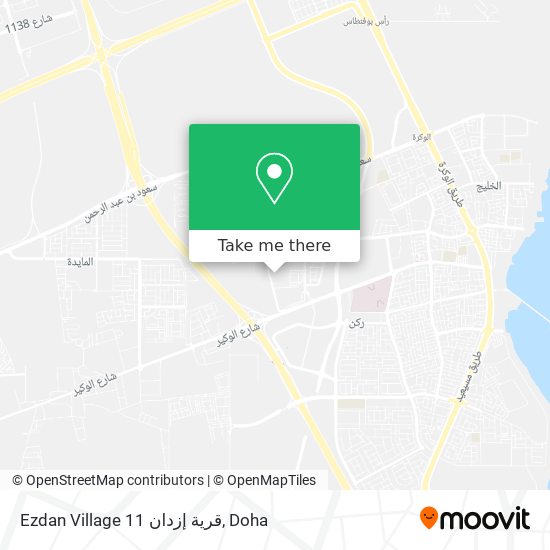 Ezdan Village 11 قرية إزدان map