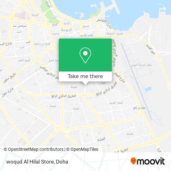 woqud  Al Hilal Store map