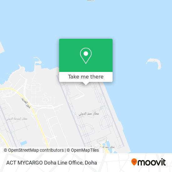 ACT MYCARGO Doha Line Office map