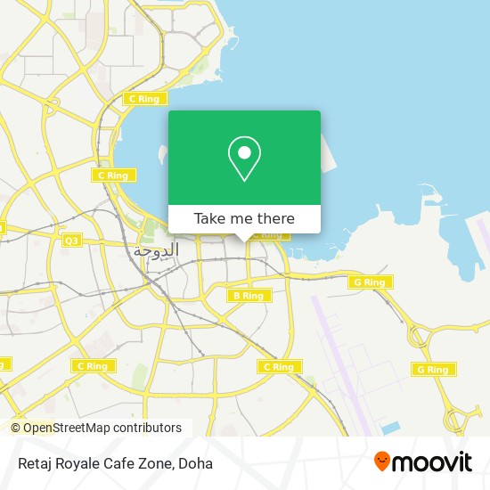 Retaj Royale Cafe Zone map