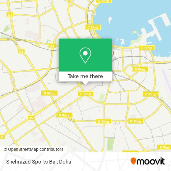 Shehrazad Sports Bar map