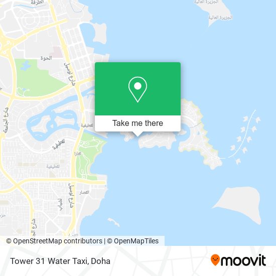 Tower 31 Water Taxi map