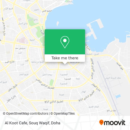 Al Koot Cafe, Souq Waqif map